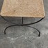 Tabouret X fer forgé