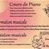 Martine DUNAND - Cours de piano rentrée 2024