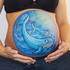 krystel artiste - Peinture corporelle, art prénatal, belly painting,grossesse - Image 4