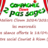 Compagnie 2 pas sages - Cours de clown hebdomadaires 2024/2025