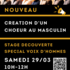 INNOVOIX SABINE REGNIER - CHOEUR AU MASCULIN