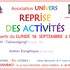 ASSOCIATION UNIVERS - REPRISE DES ACTIVITES