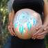 krystel artiste - Peinture corporelle, art prénatal, belly painting,grossesse - Image 5