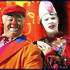 Duo de clowns, magiciens