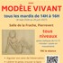 Association R'Eve d'Art  - Atelier libre de dessin « Modèle vivant » 