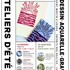 Ateliers d'été aquarelle / linogravure / carnet de voyage - Image 3